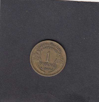 Beschrijving: 1 Franc  